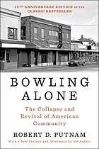 Cover of Bowling Alone by Robert D. Putnam