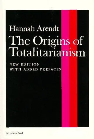 Cover of The Origins of Totalitarianism by Hannah Arendt