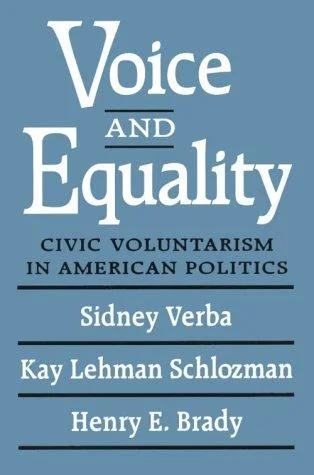 Cover of Voice and Equality by Sidney Verba, Kay Lehman Schlozman, Henry E. Brady